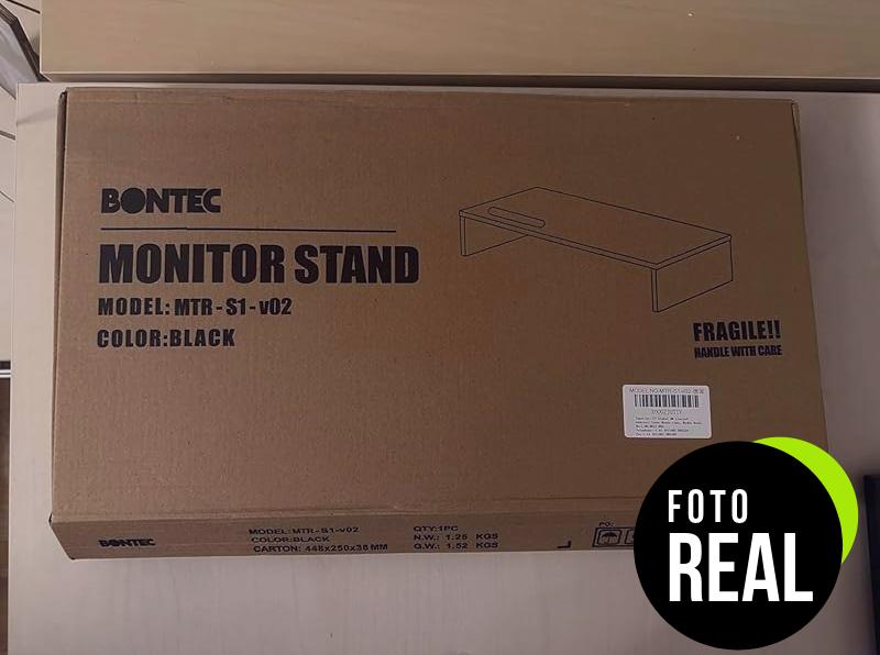 bontec-soporte-monitor-madera-1-nivel-negro-foto-3