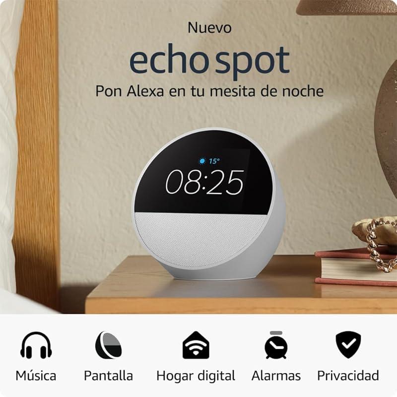 Mi opinión sobre el nuevo Echo Spot despertador inteligente 2024.